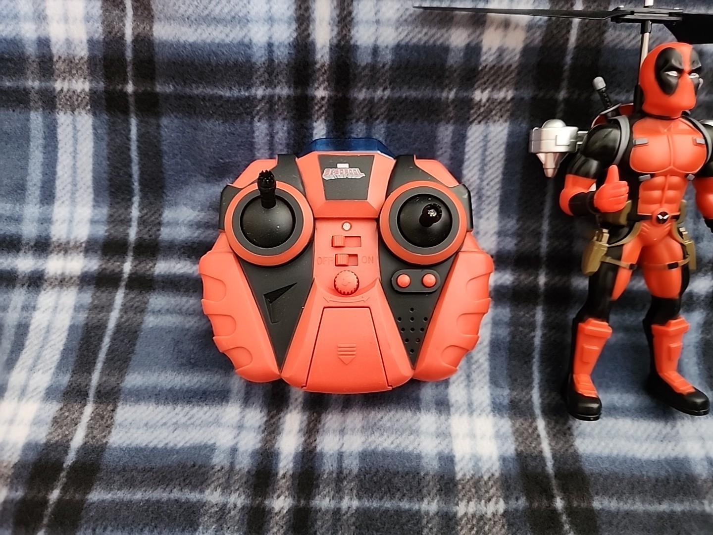 Deadpool Remote Controll Drone Set with Extra Parts Included