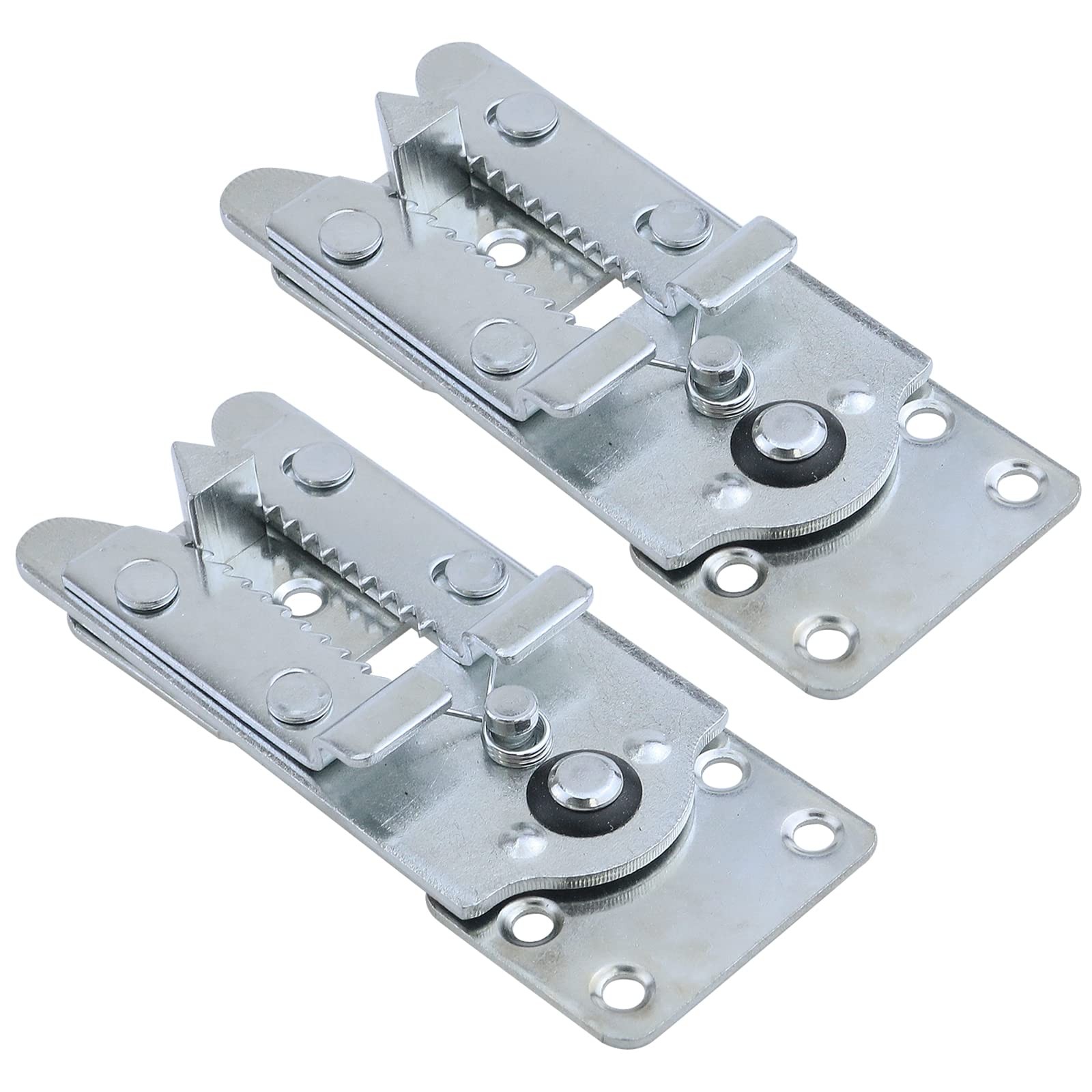 2 Pack Sectional Couch Connector Metal Alligator Style Snap Screws Tool