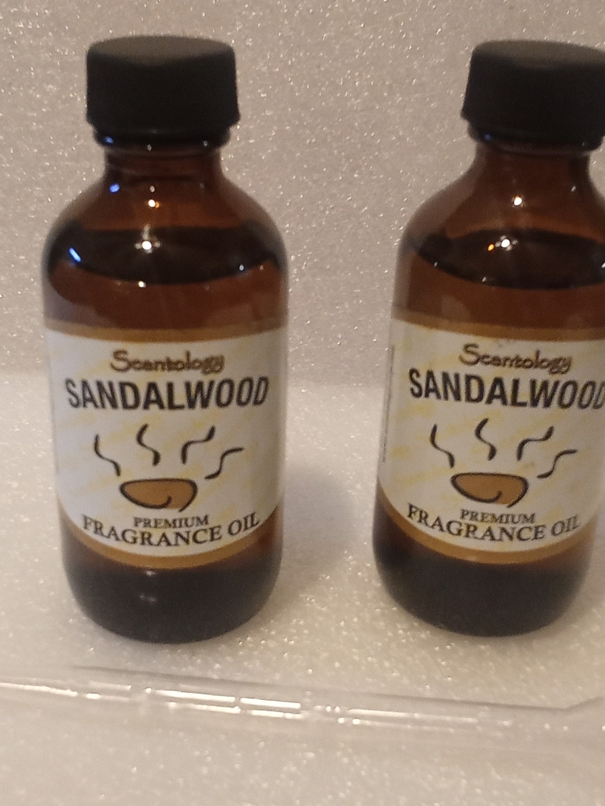 Scentolgy * Sandalwood * two  2oz Bottles of  Fragrance Oil  Made in USA 2pk