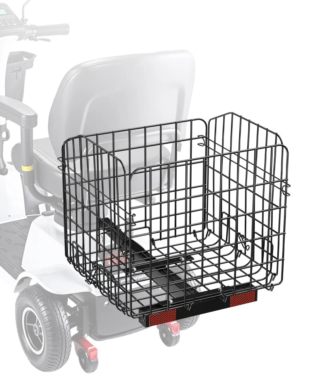 Scooter Rear Basket Folding Basket 1-inch Receiver Pride Mobility Scooter