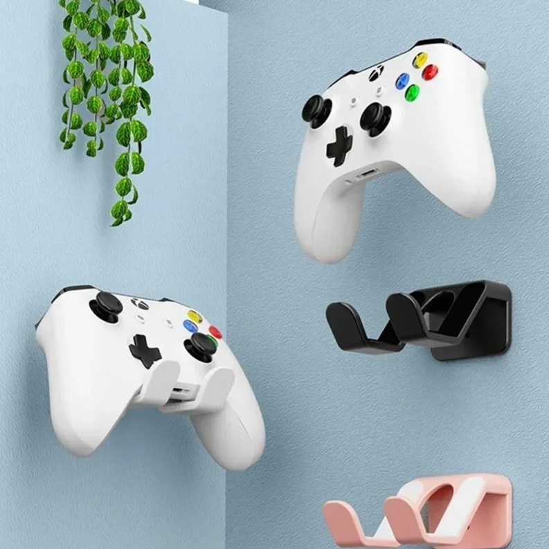Wall Mount Controller Headset Holder No Drill Gaming Stand for Xbox PS5