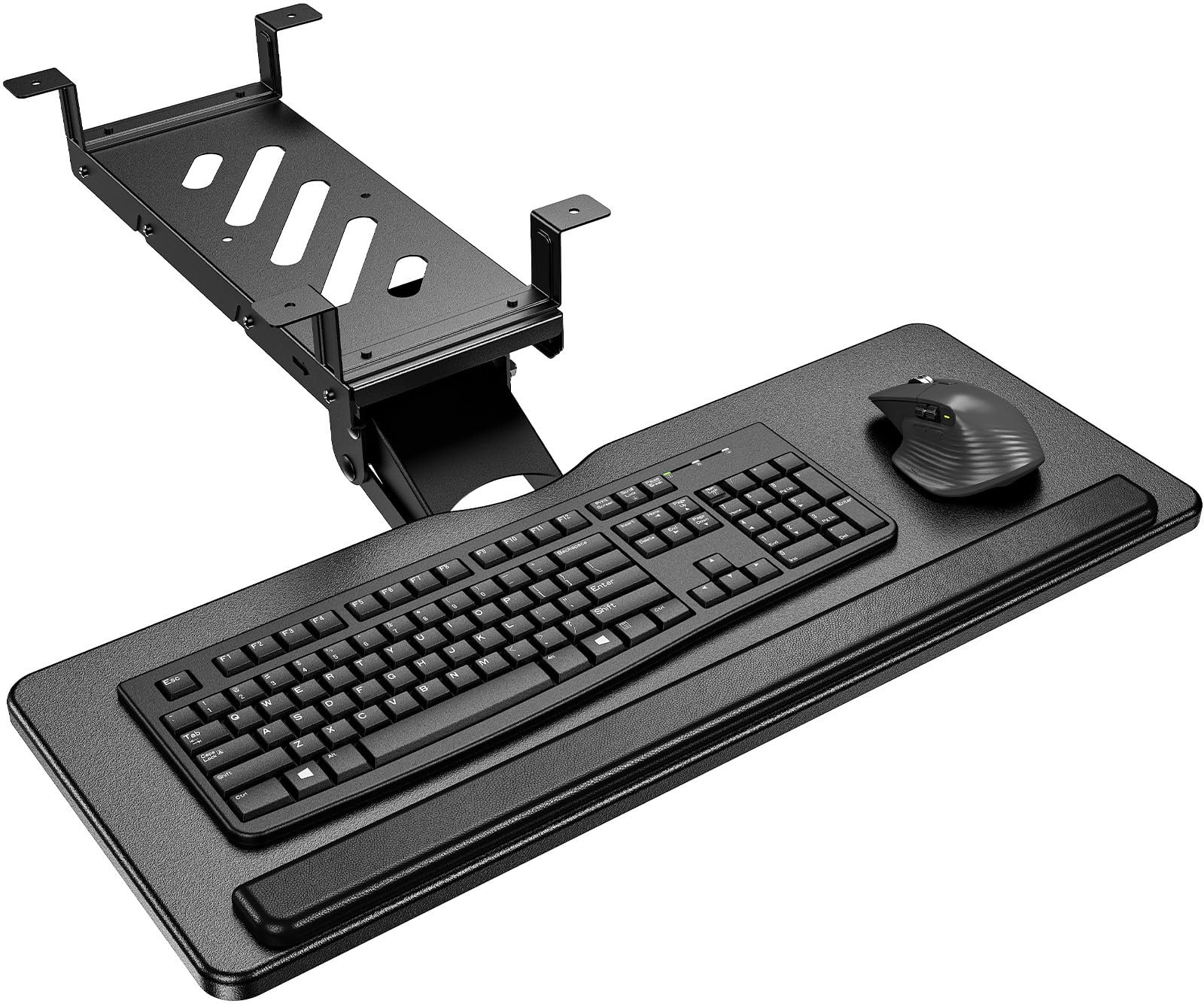 HUANUO Keyboard Tray Under Desk, Adjustable Ergonomic Keyboard & Mouse Tray, ...