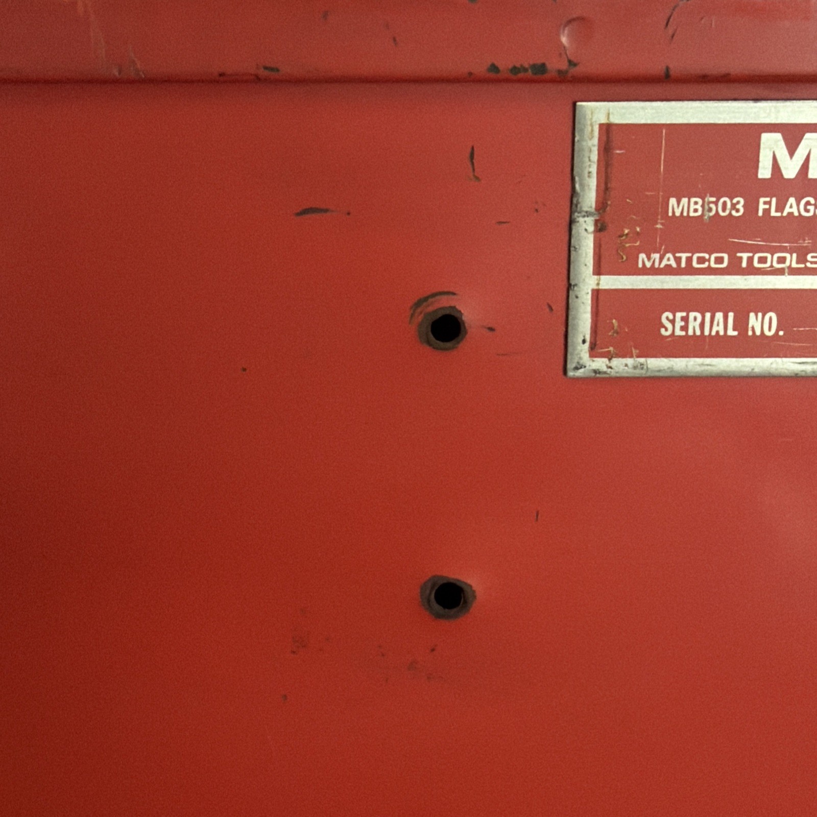 Matco Tools Mid Riser Middle Intermediate Tool Chest Box 3 Drawer MB503 Vtg USA
