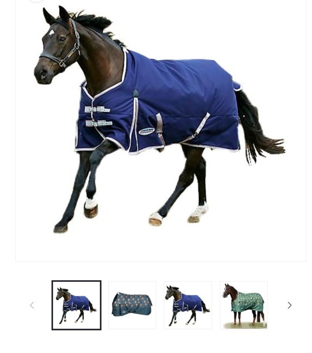 Weatherbeeta Comfitec Essential Standard Neck Lite Blanket Sheet Horse 75”