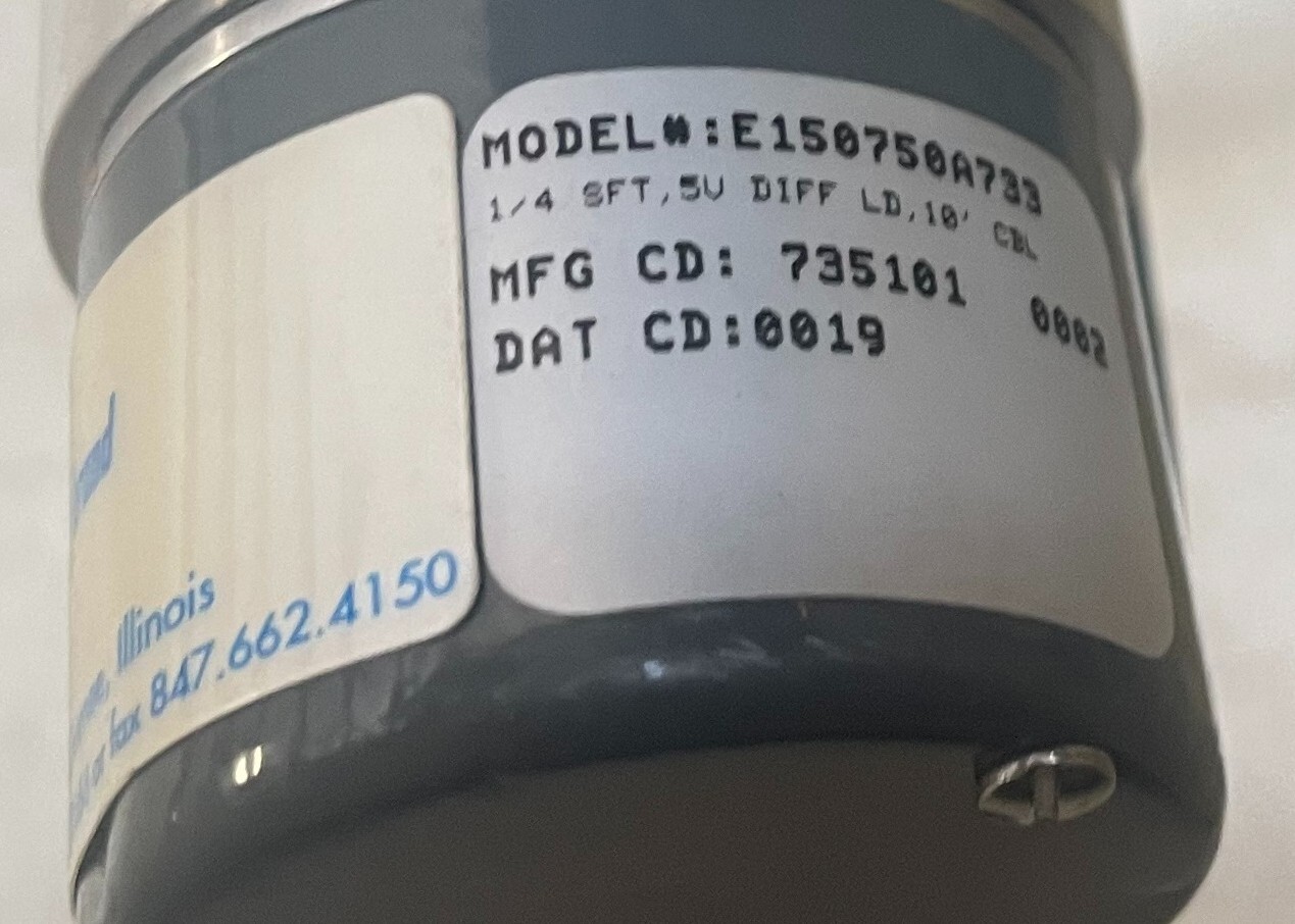 Compumotor S57-51-MO Stepper Motor/Danaher Controls Dynapar E150750A733 Encoder