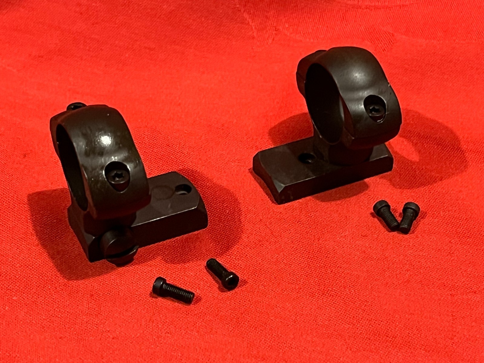 REDFIELD JR-700 scope bases & Medium 1" ring set for model 700 REMINGTON LA SA +
