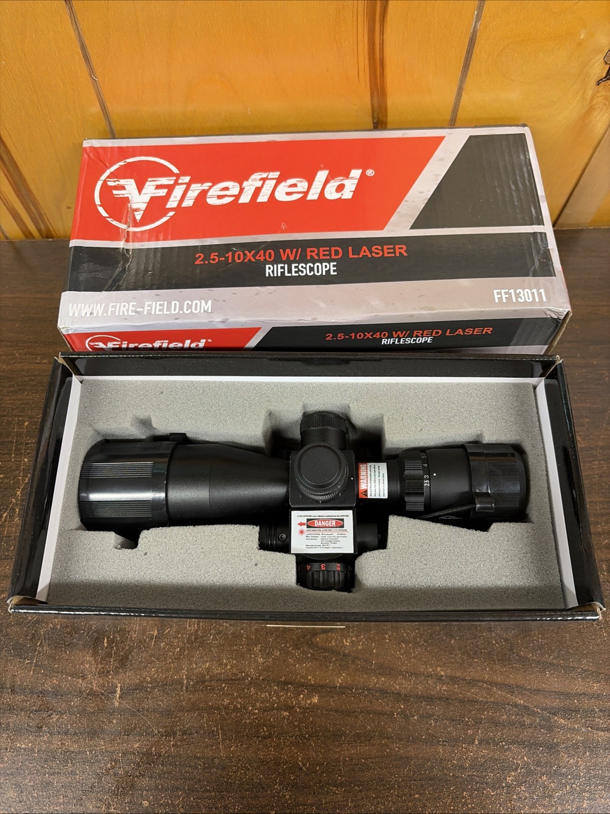 FireField 2.5-10x40 Scope Optic FF13011 Red/Green Reticle w/Laser