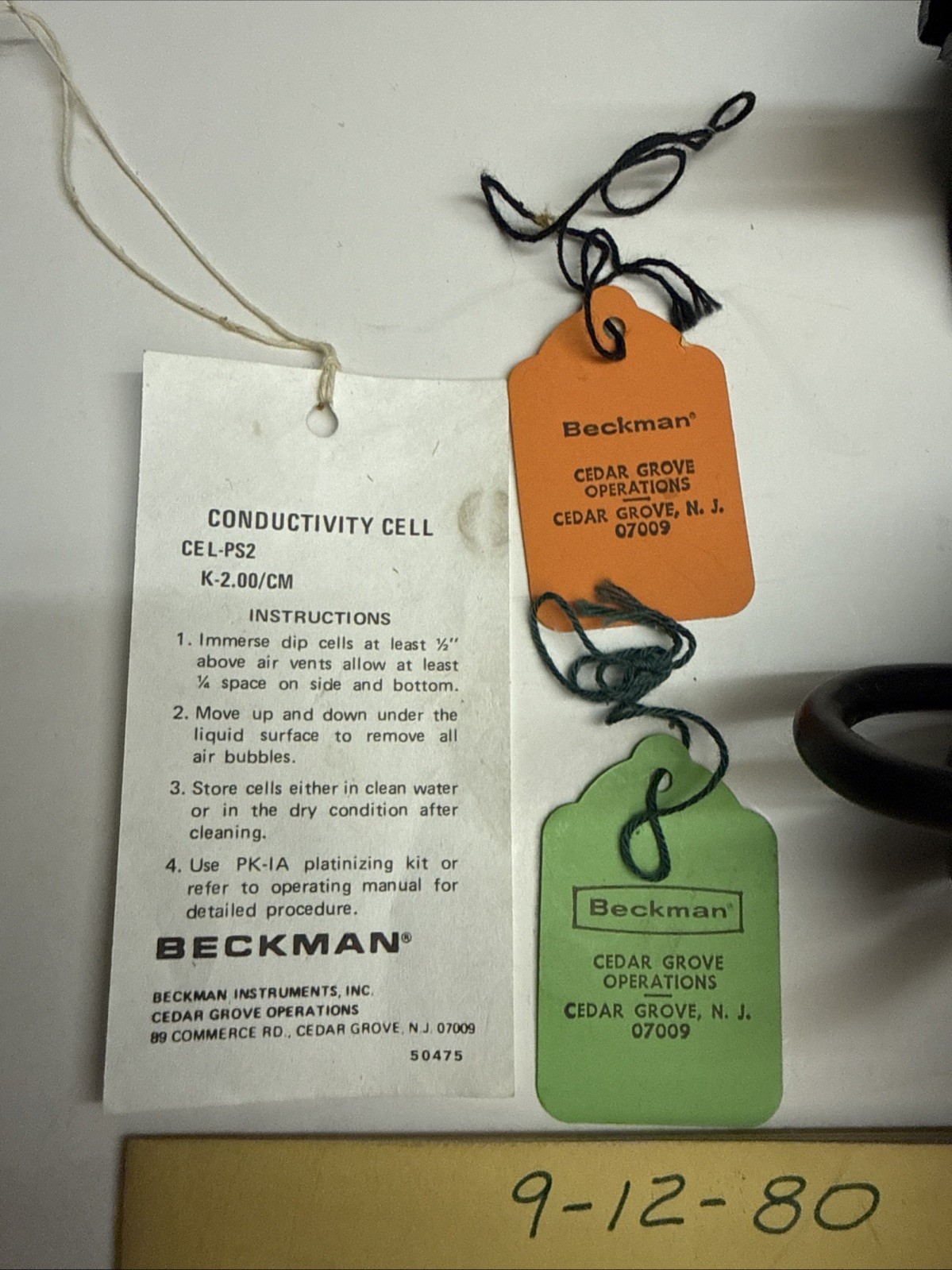Beckman Solu-Bridge SD-B15 Conductivity Controller Science Electronics Box