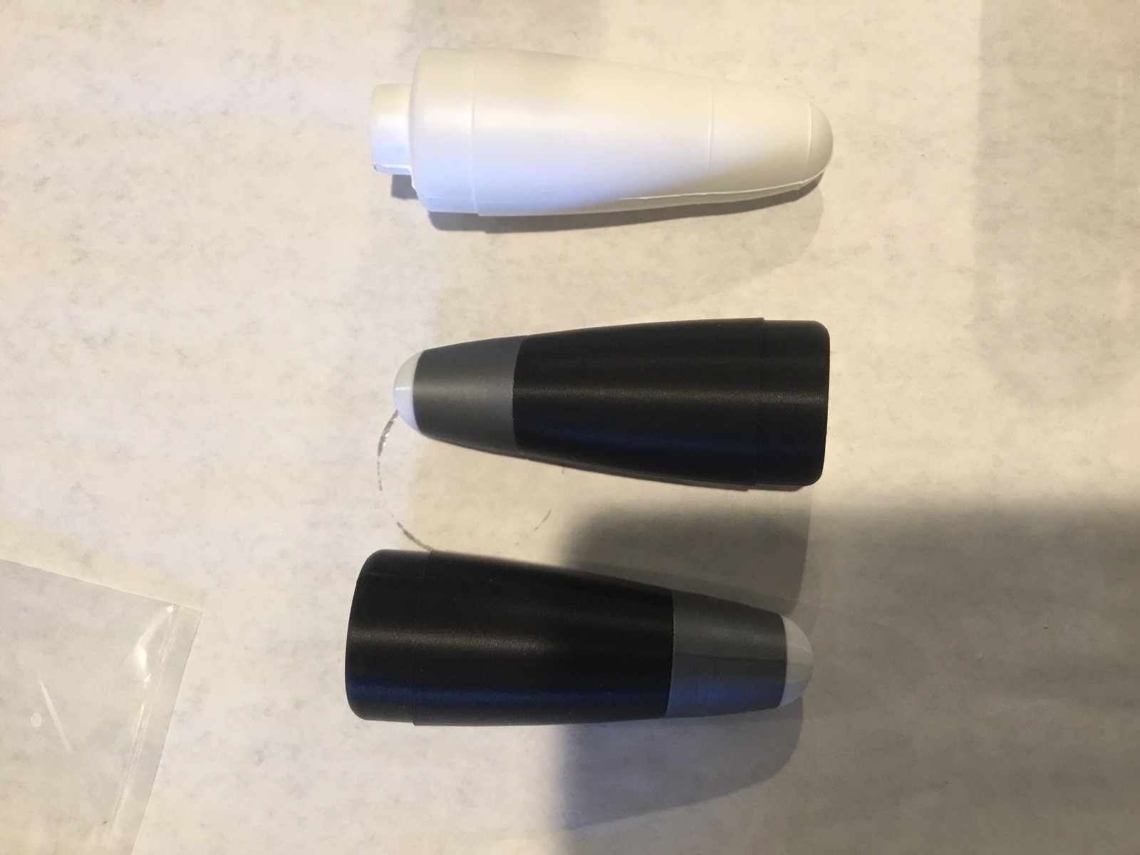 2 Estes Sidewinder Nose Cone Replacement Pre-painted Flying Scale Model Rocket