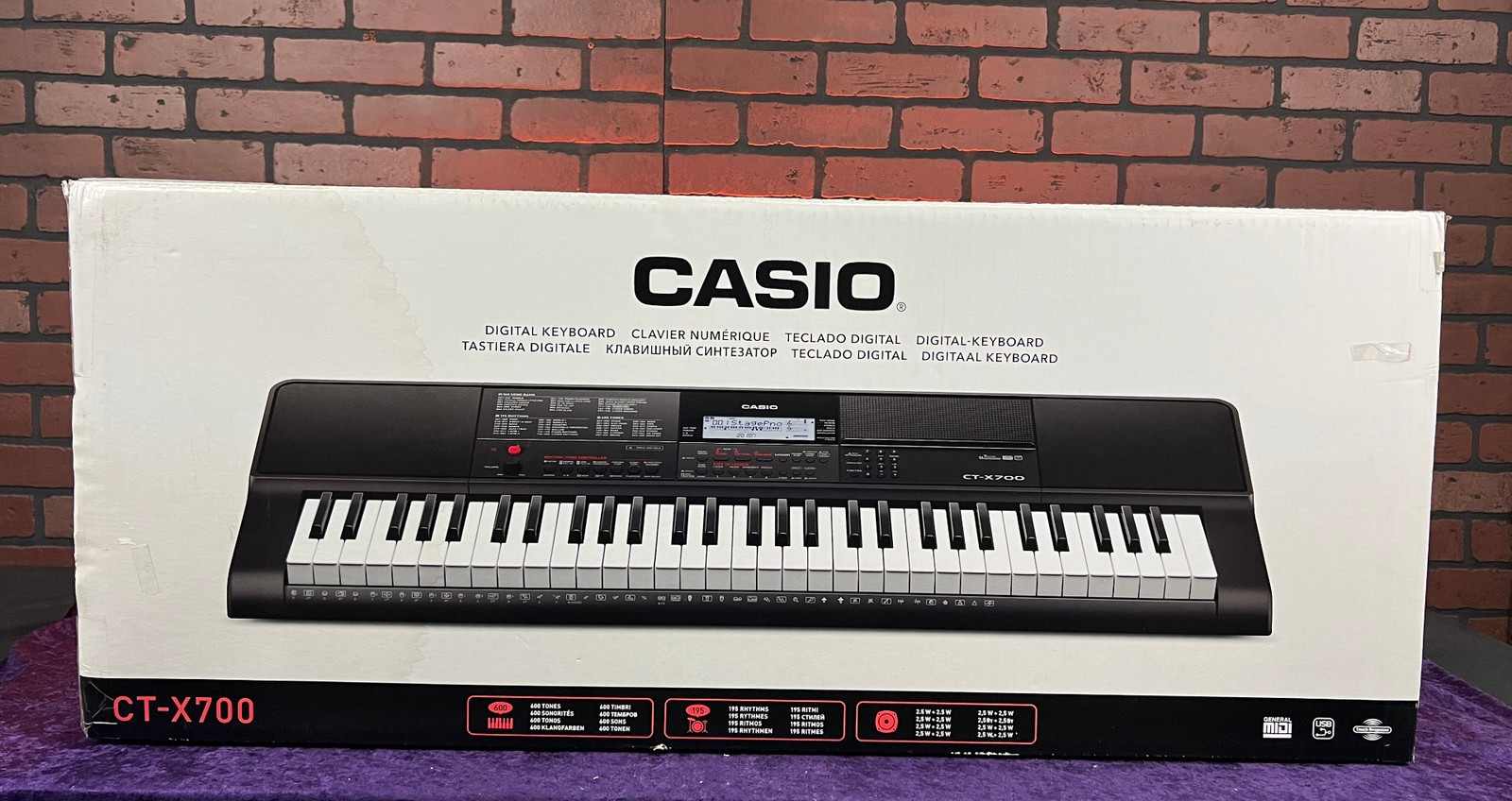 Casio CT-X700 61-Key Portable Arranger Keyboard Mint!