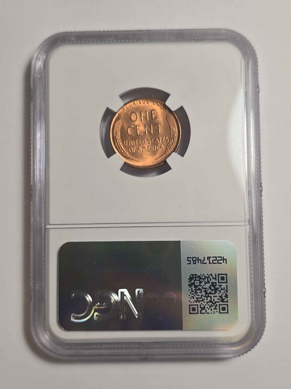 1951 NGC MS 66 RD LINCOLN CENT