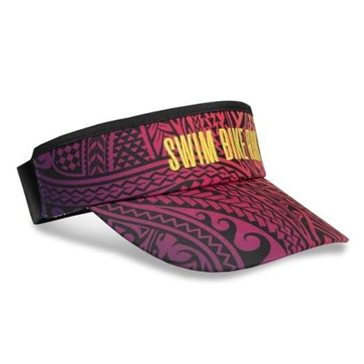 Lightweight Performance Running Sun Visor One Size Black Tribal