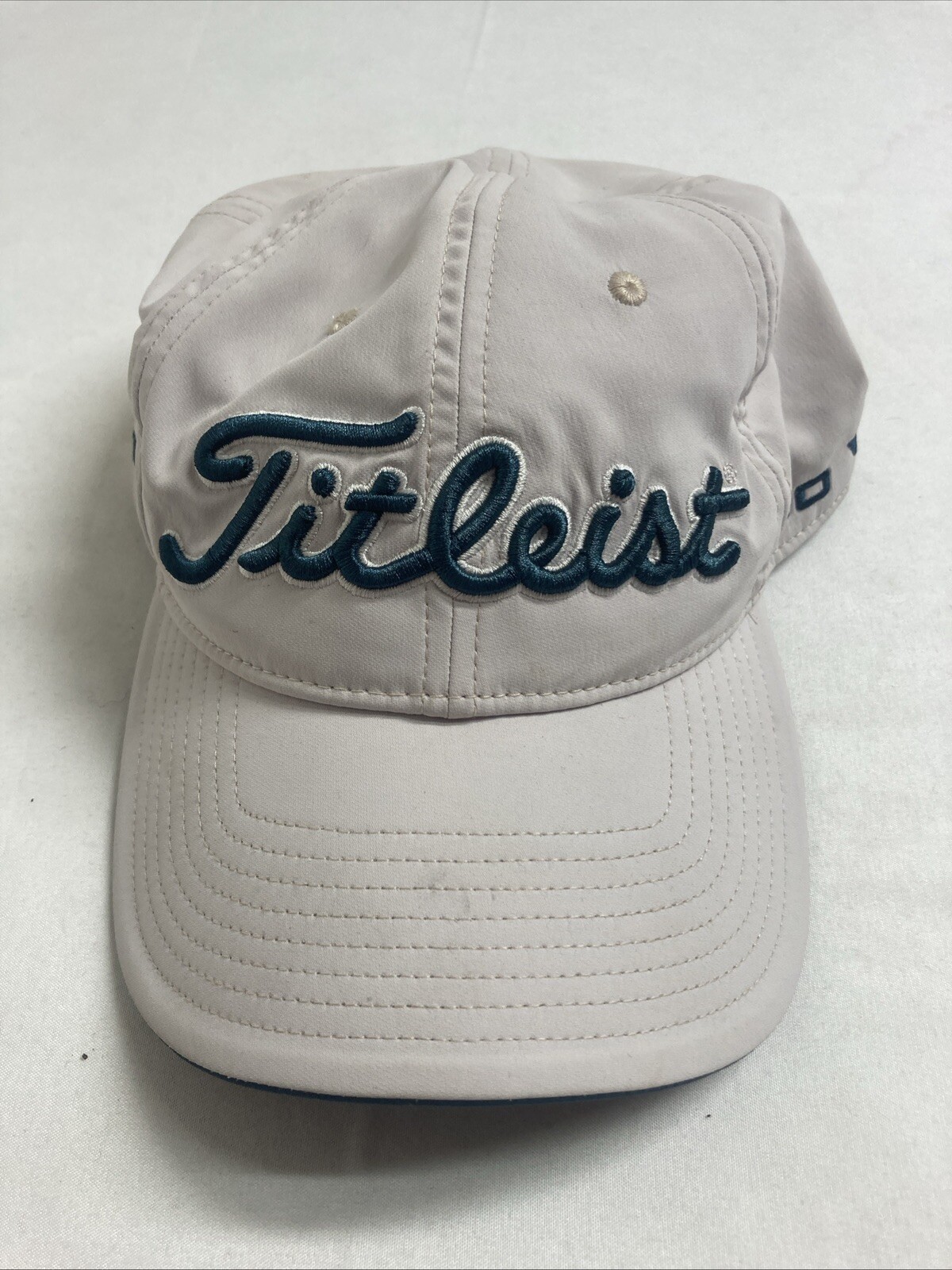 Titleist Pro- V1 Footjoy Golf Hat Beige Strapback