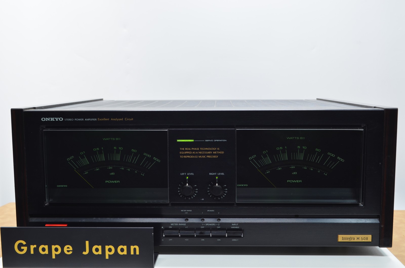 Onkyo Integra M-508 Stereo Power Amplifier 200W Excellent Condition Working