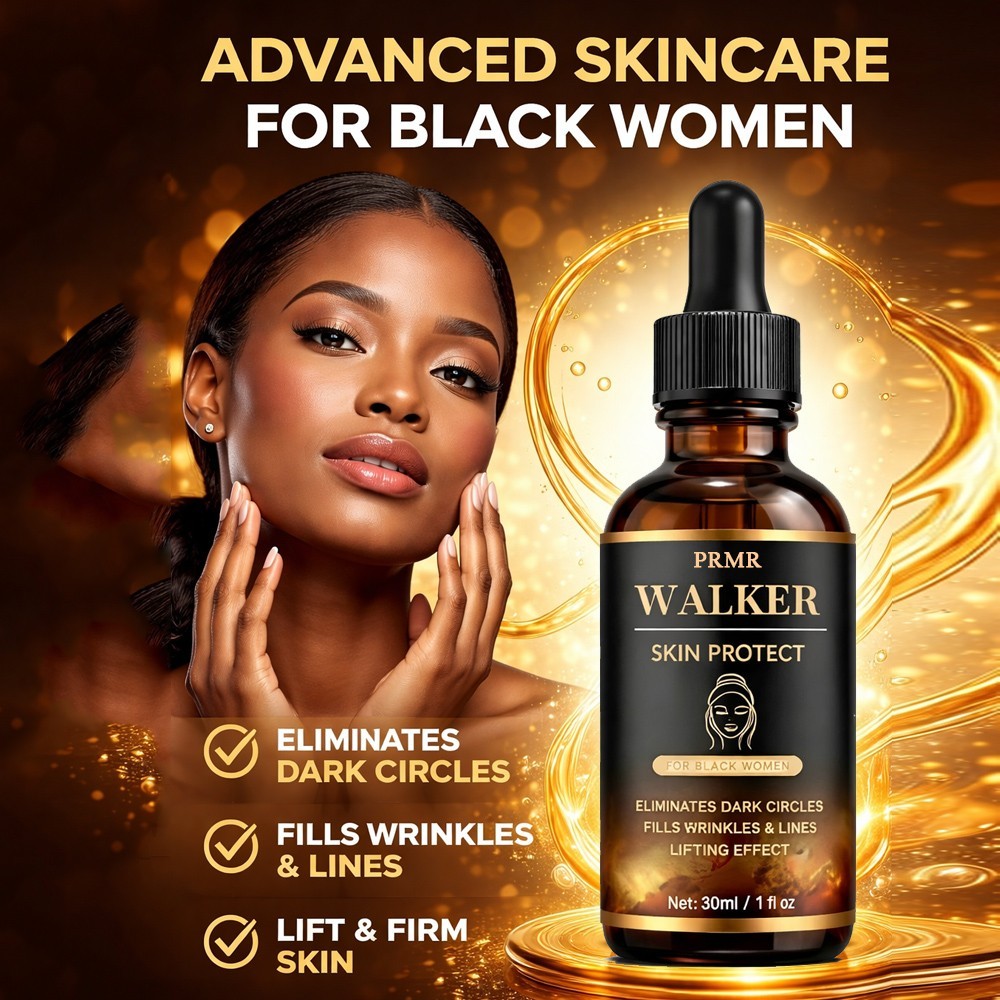 PRMR Walker Skin Protect Serum Black Women Gentle Facial Skin Care Moisturizing