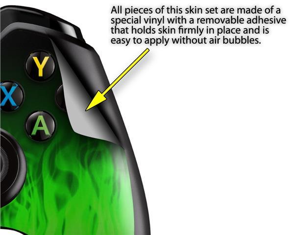 Fire Green Skin for XBOX One Controller