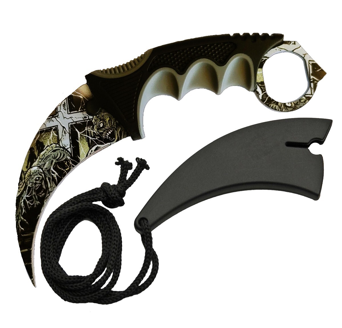 Plague Karambit Knife - "The Dead Shall Rise #2"