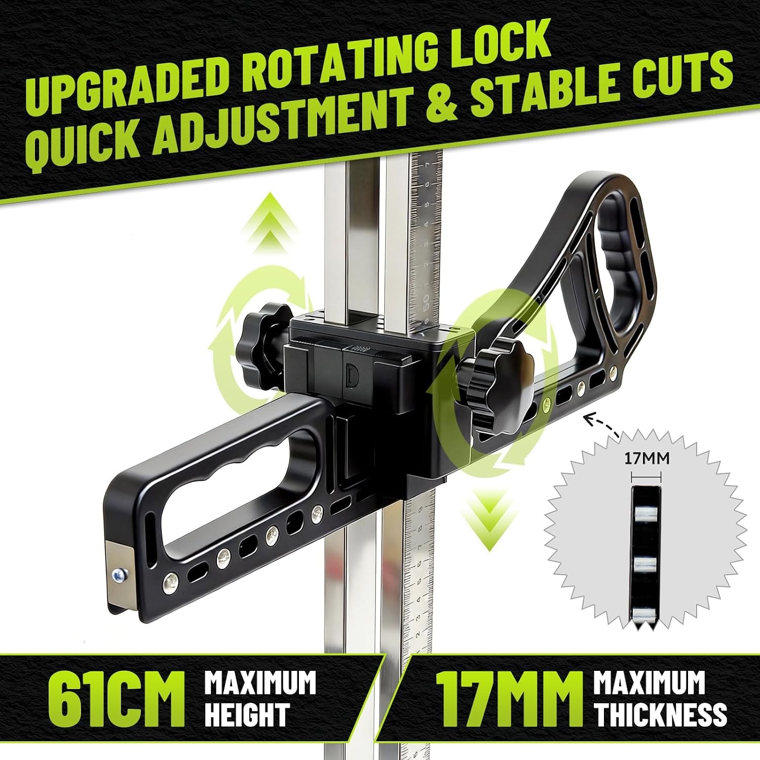 Foldable Drywall Cutter Tool with 10 Safety Short Blades & Comfort Handle