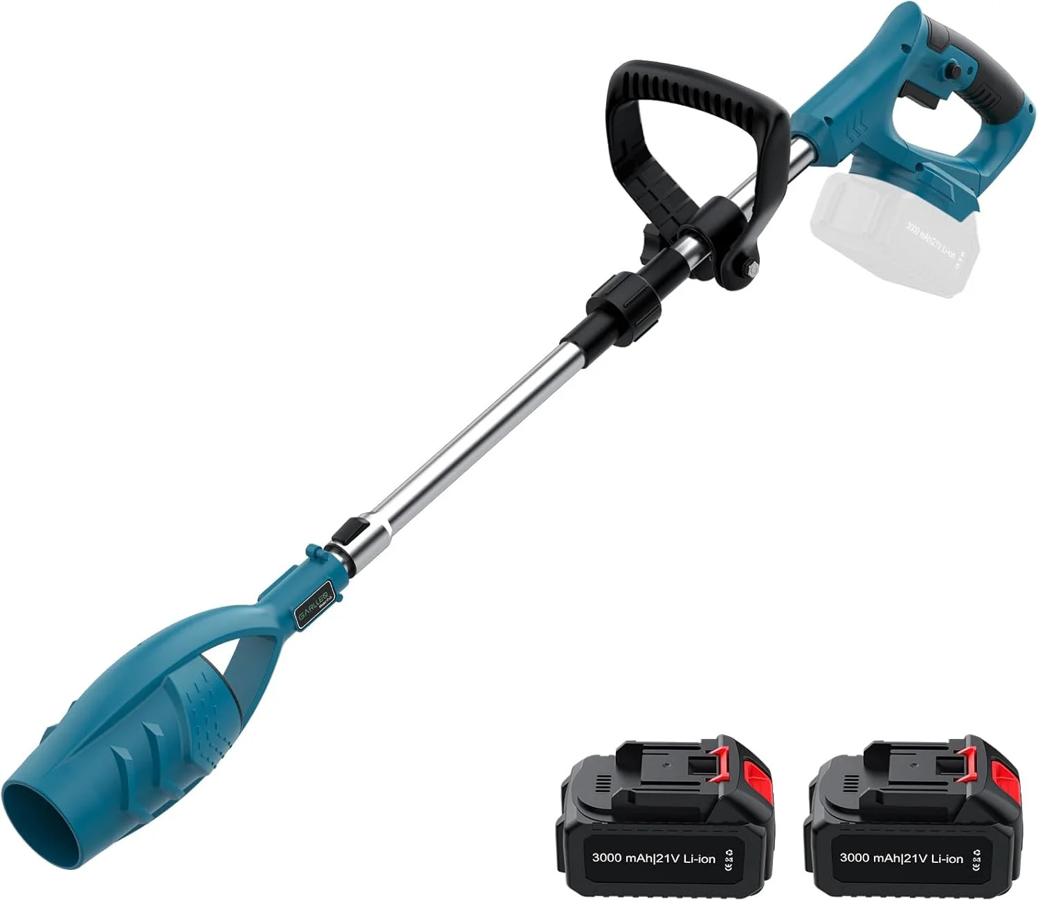 GARLLEN 21V Cordless Leaf Blower 26000 RPM with Batteries & Charger | Lightweigh