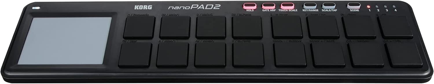 KORG Slim-Line USB MIDI controller NANO PAD2 Nanopaddo 2 Black