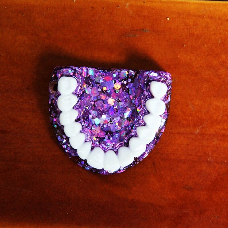 Silicone Mold for Keychain Pendant Teeth Shape Resin Mold