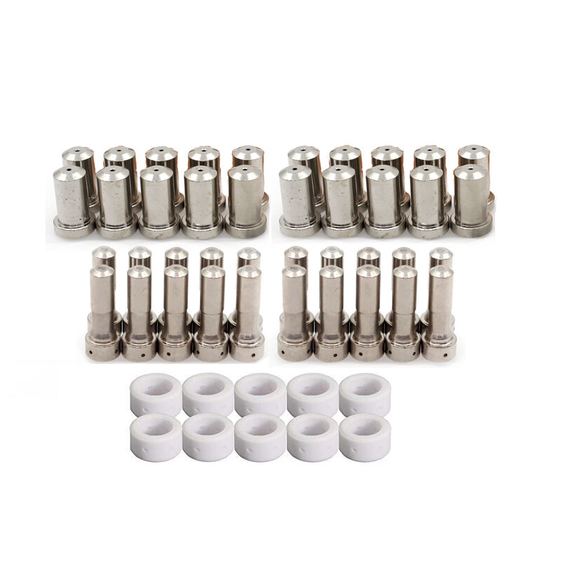 50pcs 33366 Electrode 33368 Nozzle 30A 33367 For ESAB PT-23 PT-27 Torch kits