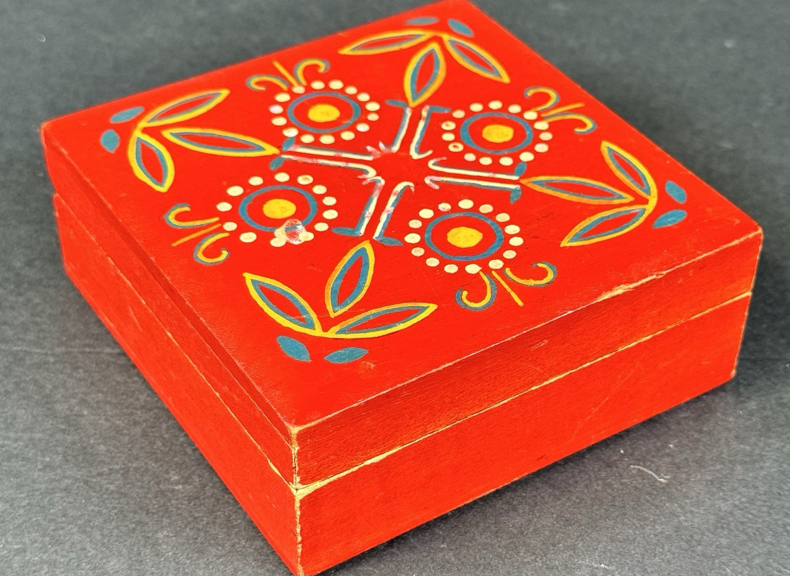 Hand Painted Decorative Trinket Box