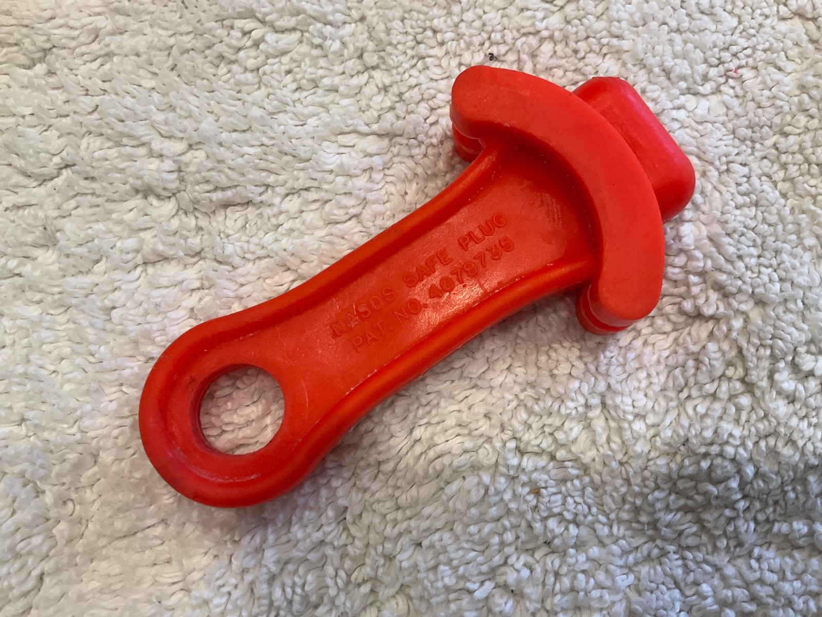 Vintage NASDS Scuba Dive Mouthpiece Regulator SAFE PLUG Retainer Seal Octopus