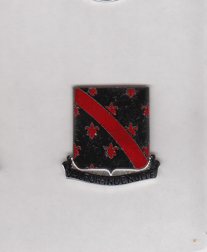 US Army 70th Engineer Bn DUI crest c/b clutchback badge V-21