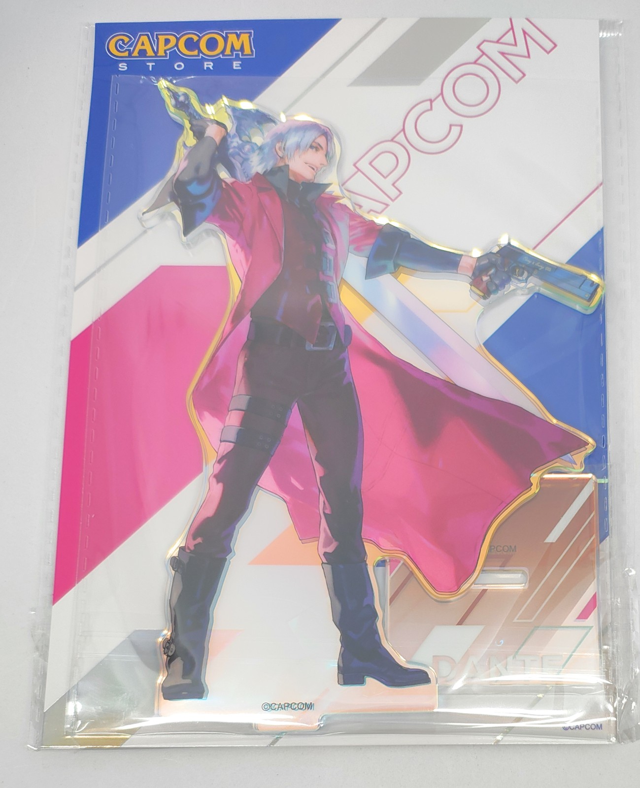 Devil May Cry Dante Holographic Acrylic Stand ALL CAPCOM Artworks Capcom Store