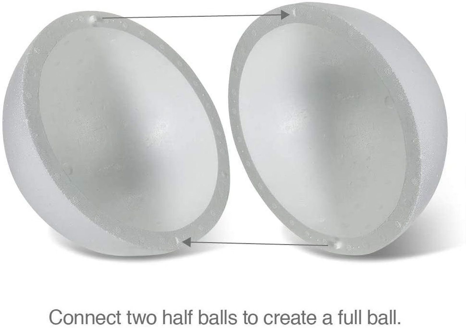 Hollow Foam Half Ball