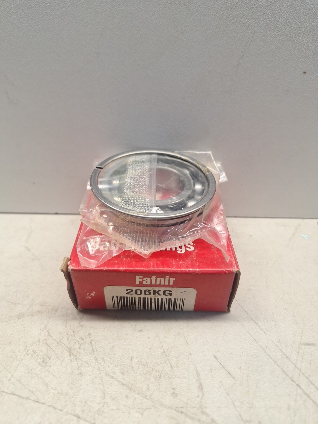 Fafnir 206KG Snap Ring Open Ball Bearing