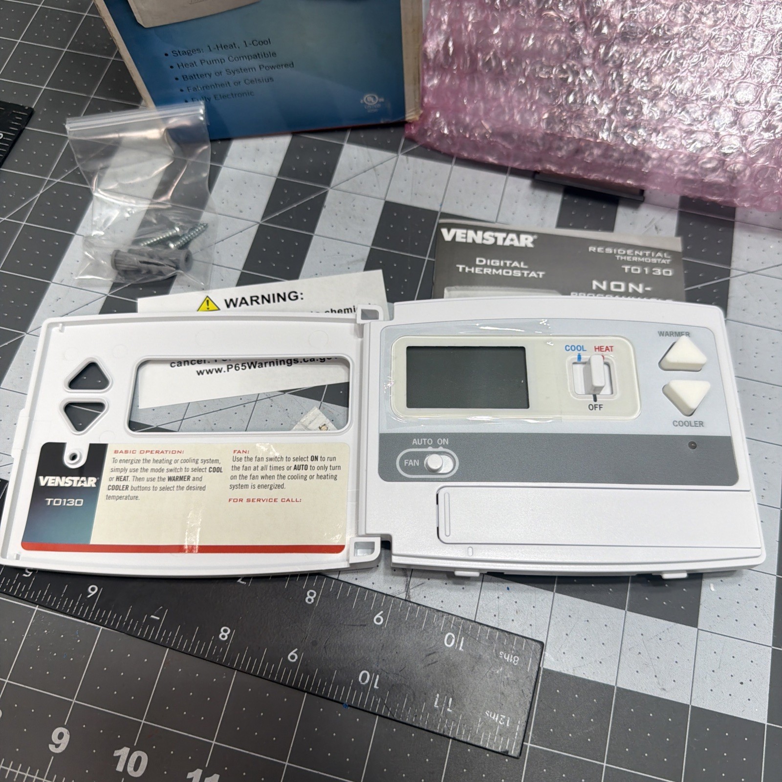 Venstar T0130 Non-Programmable Digital Thermostat