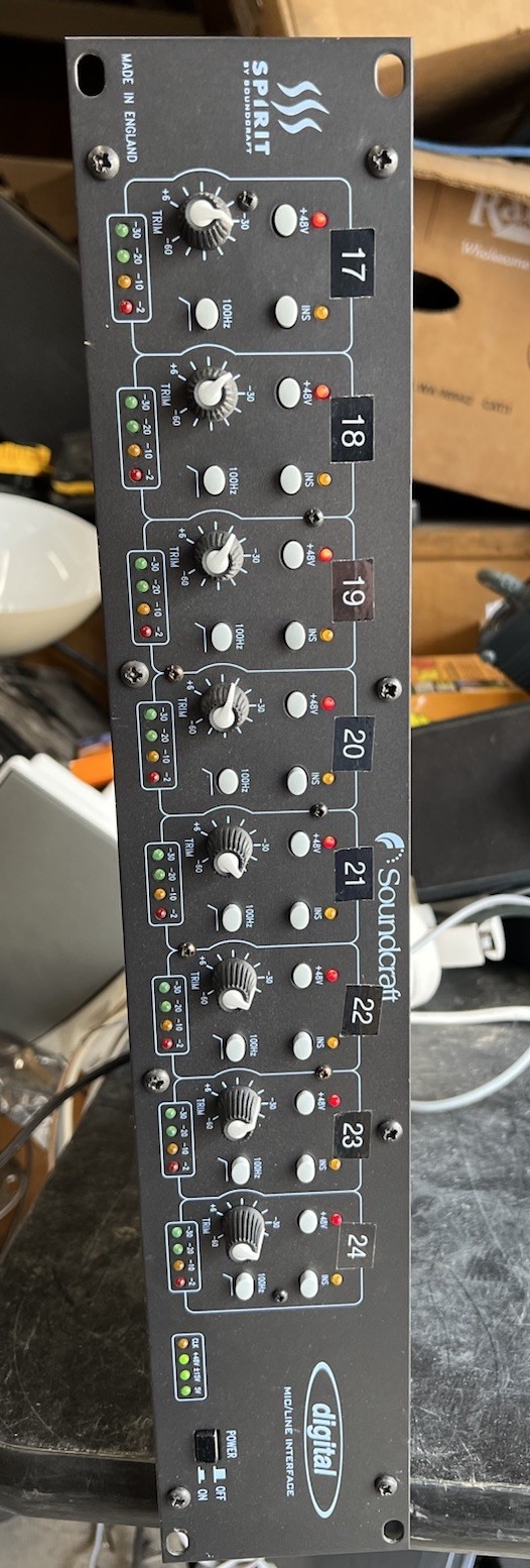 Soundcraft Spirit  Digital mic / line interface unit 8ch