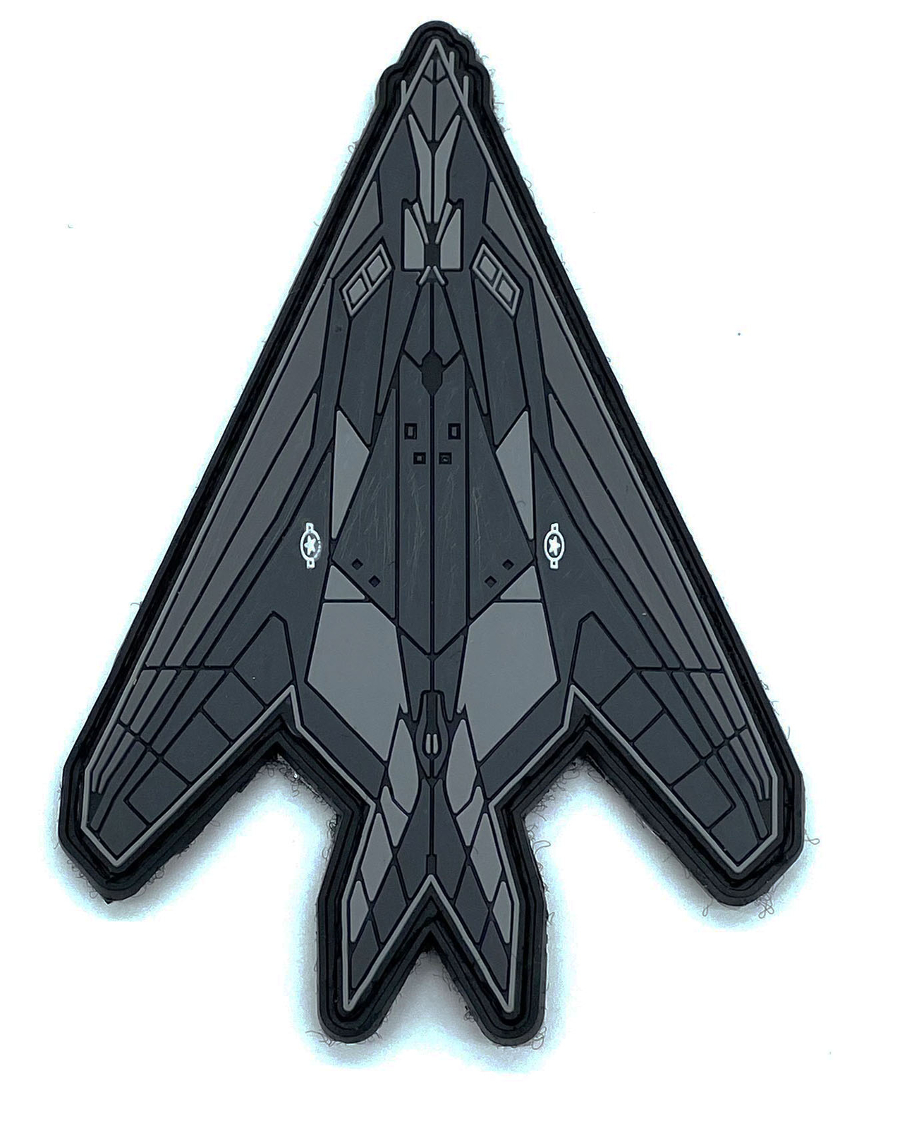 Skunk Works®  F-117 Nighthawk®,  Silhouette Patch, PVC, 5 inch