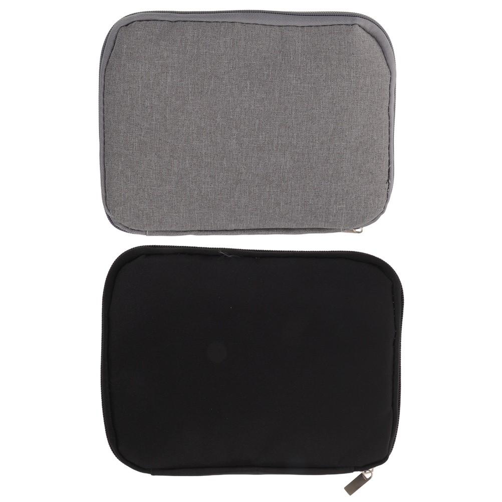 2Pcs Durable Watch Strap Organizer Bag Polyester Multi Compartment Storage Pouch