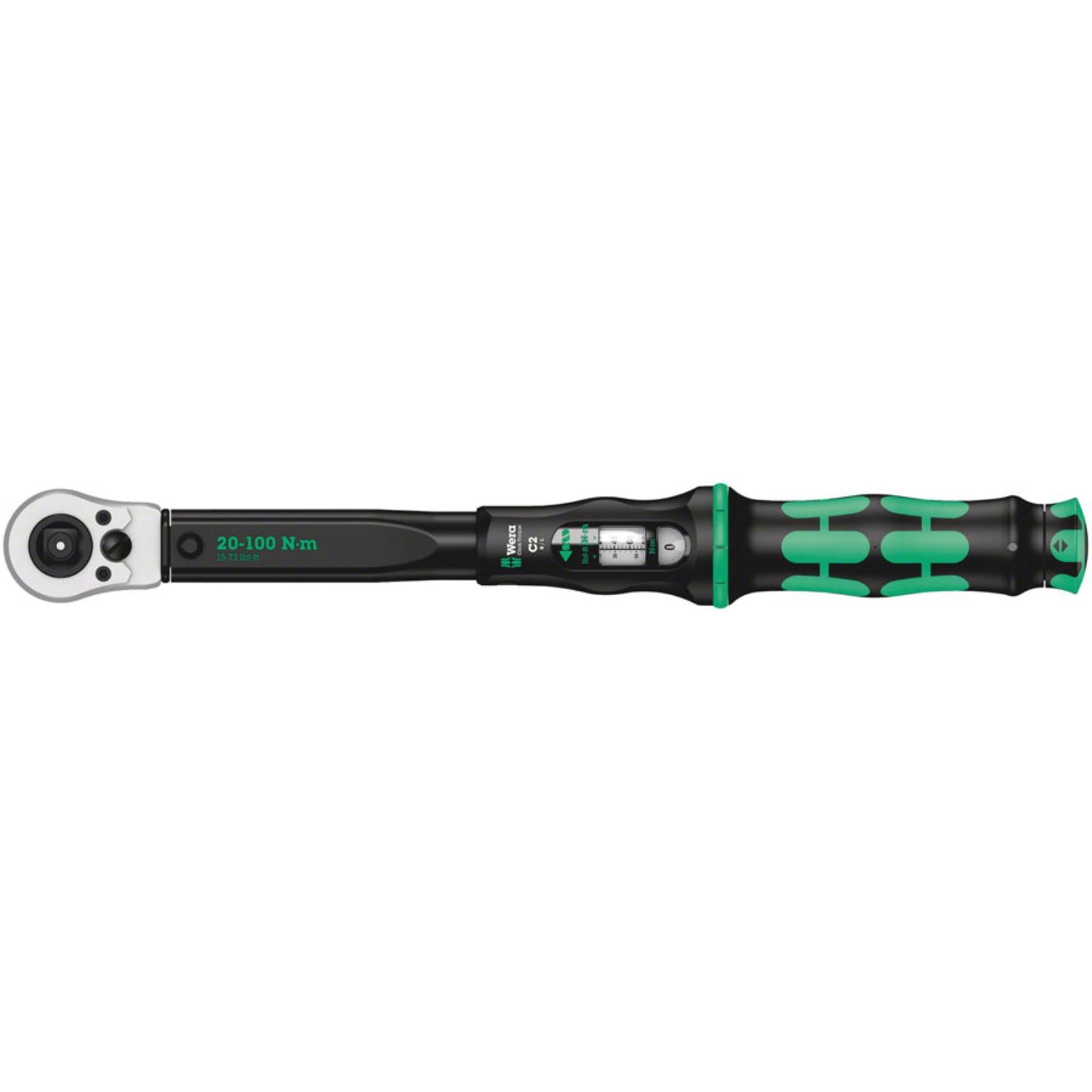Wera Click-Torque C 2 Push R/L Adjustable Torque Wrench - 20-100 Nm 05075625001