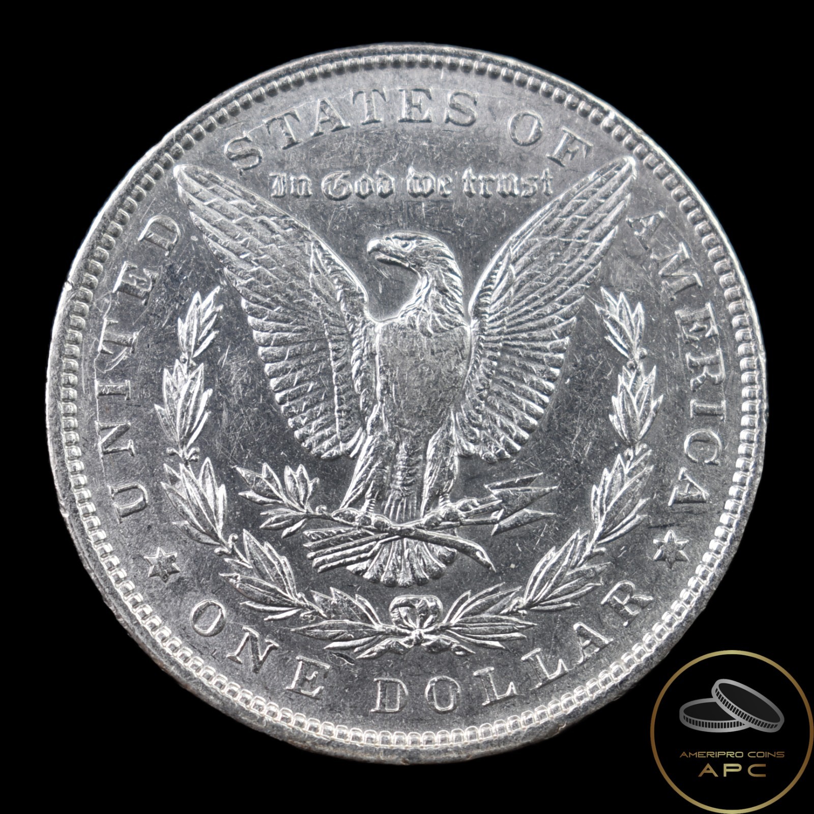 1896 AU Almost Uncirculated Morgan Dollar 90% Silver Combined Shipping