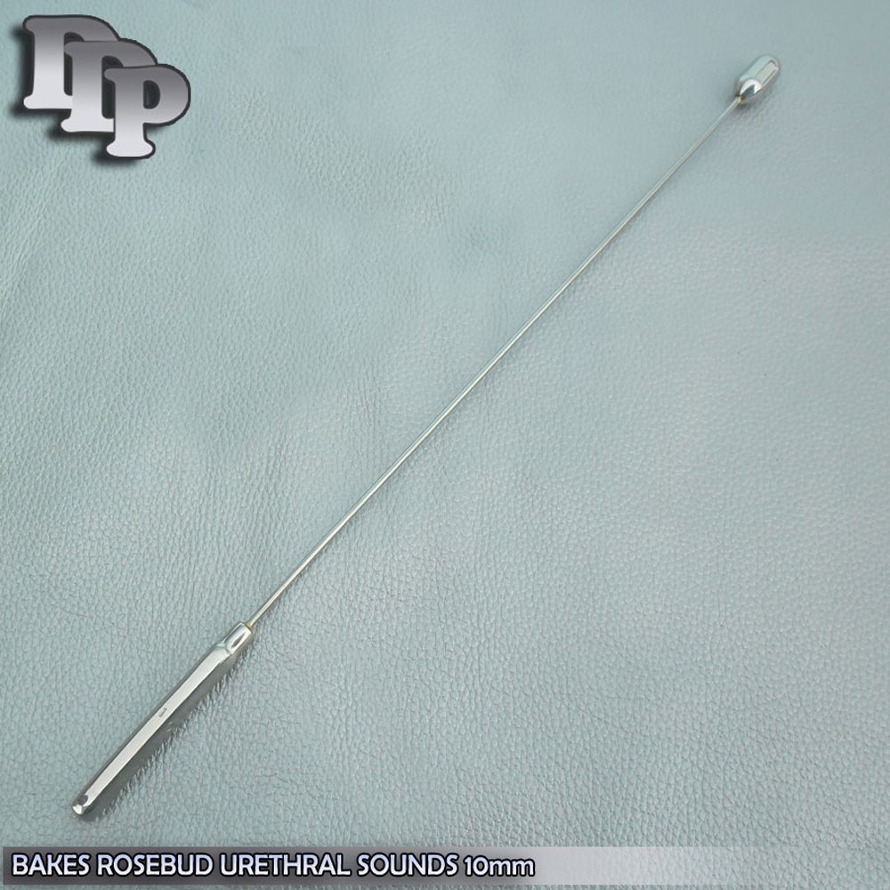 Two Pcs Bakes Rosebud Urethral Sounds 8MM & 10MM