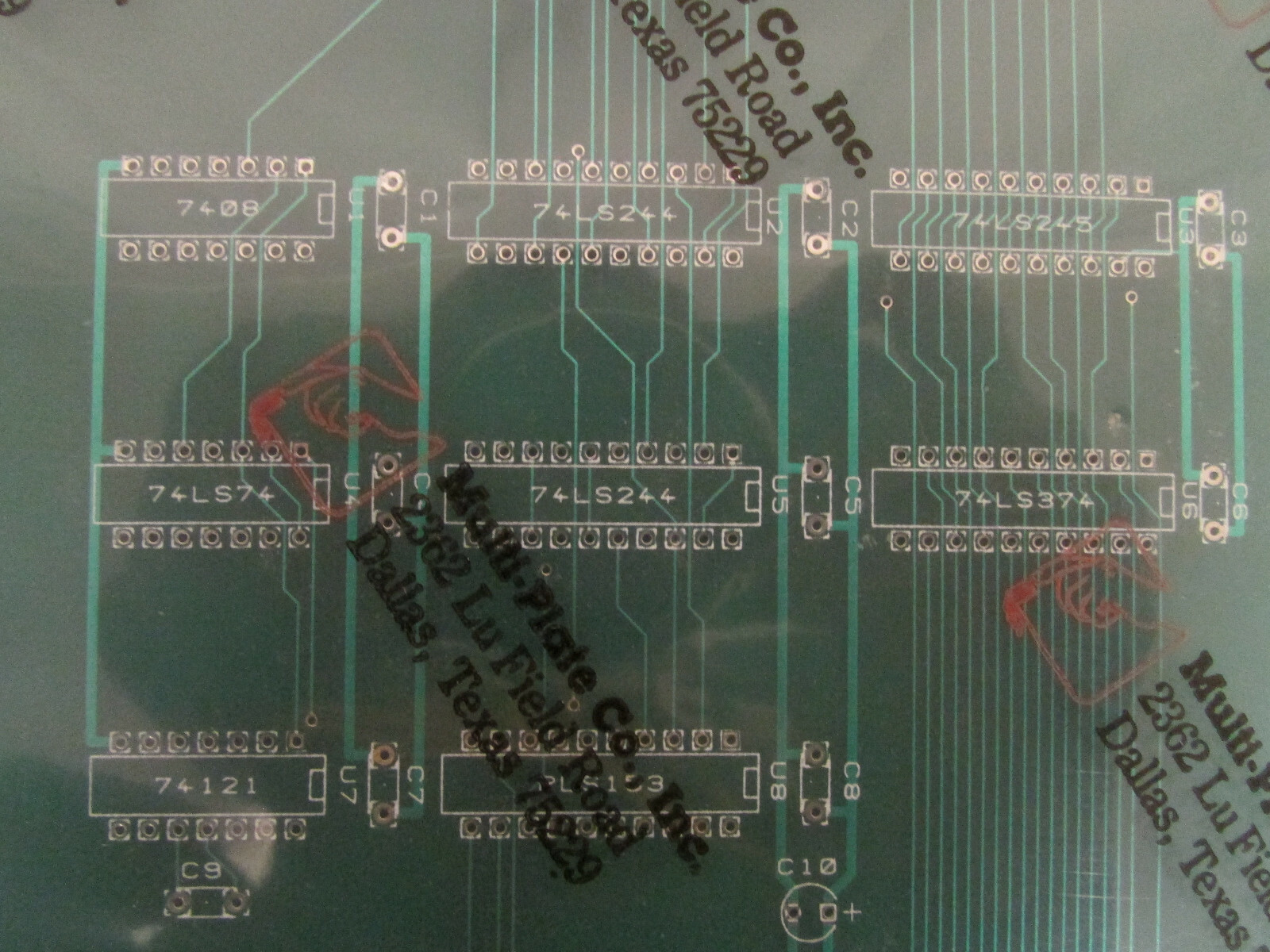 Unpopulated PCB For FEAC Control Module Tall VME Plugin New