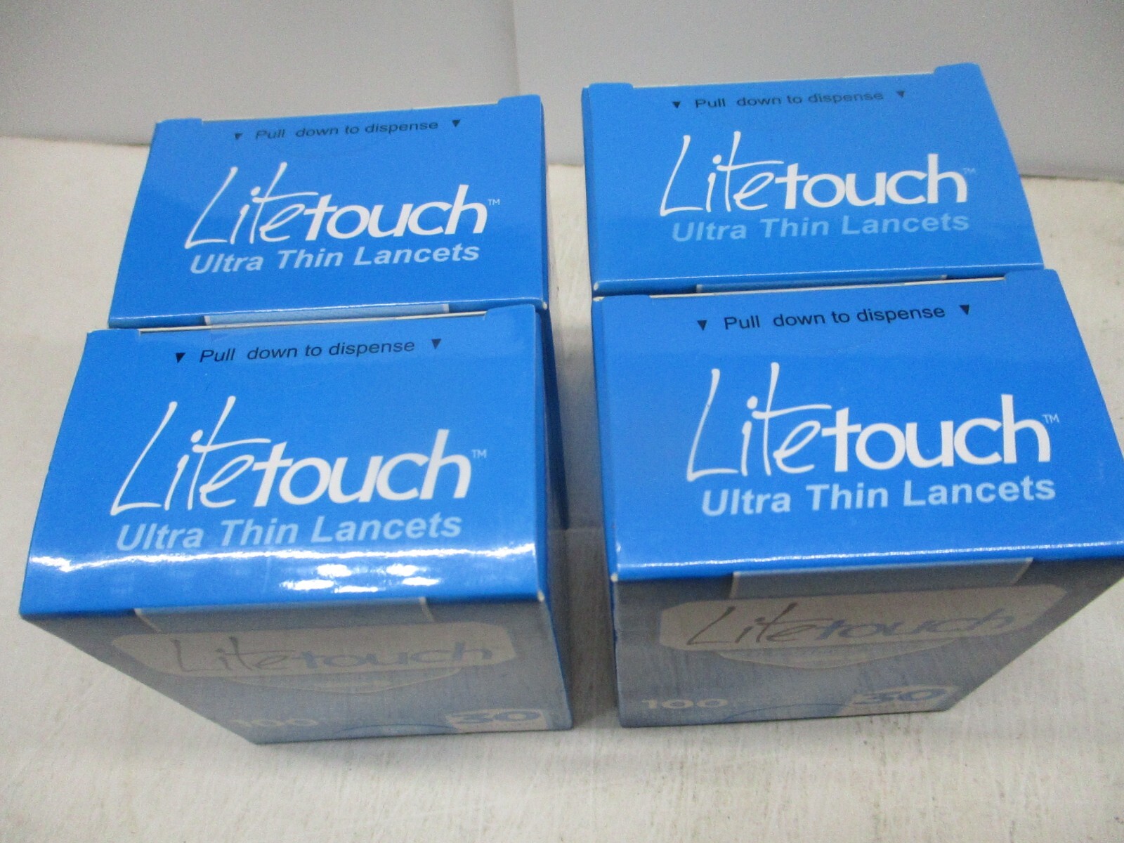 LiteTouch Lancets 400 total 4 boxes 30 gauge