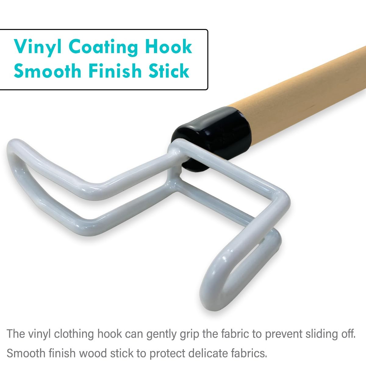 Nourislif 27'' Dressing Stick, Long Stick for Elderly, Disabled,...