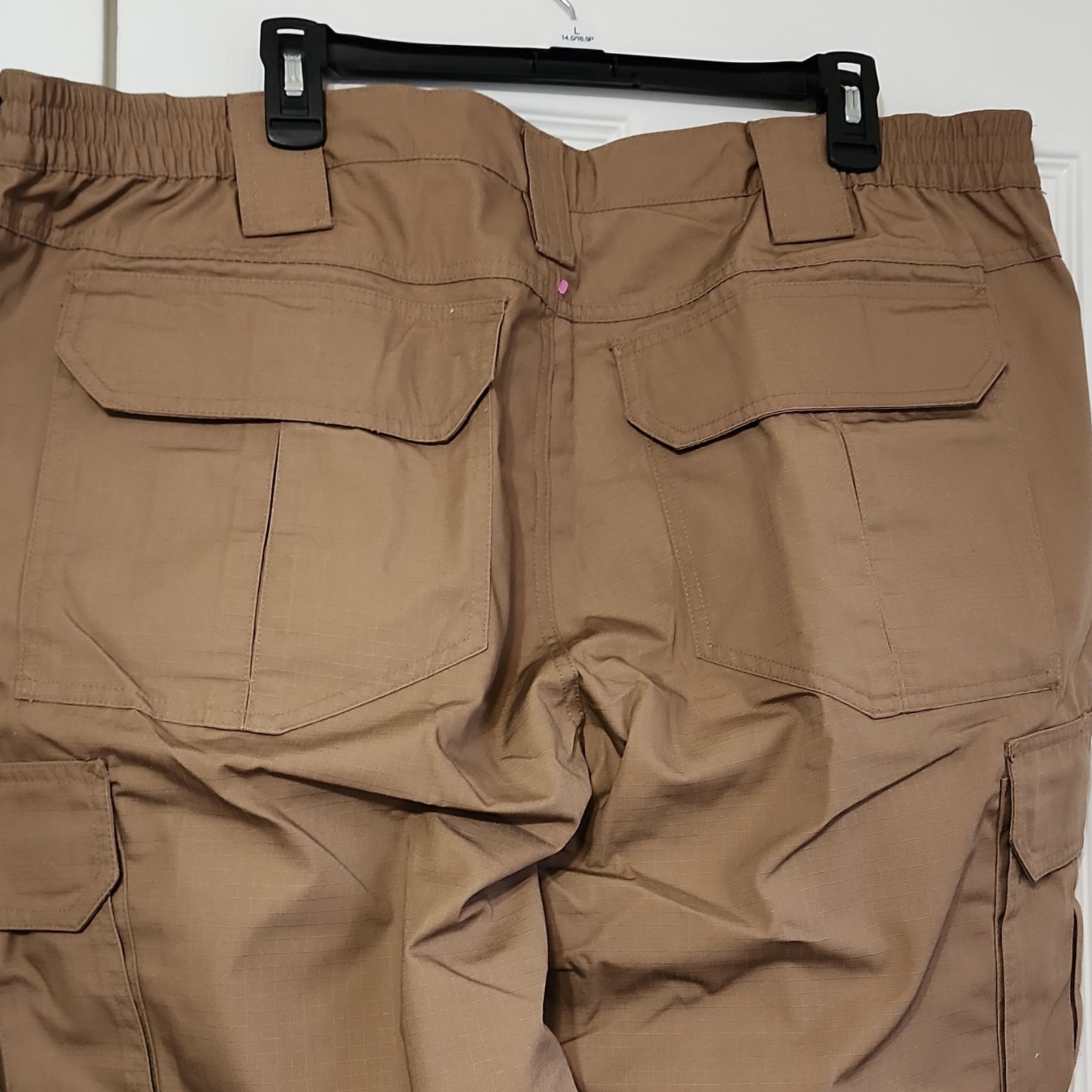 CQR Men's Brown Tactical Cargo Pants 42W/30L Outdoor Workwear