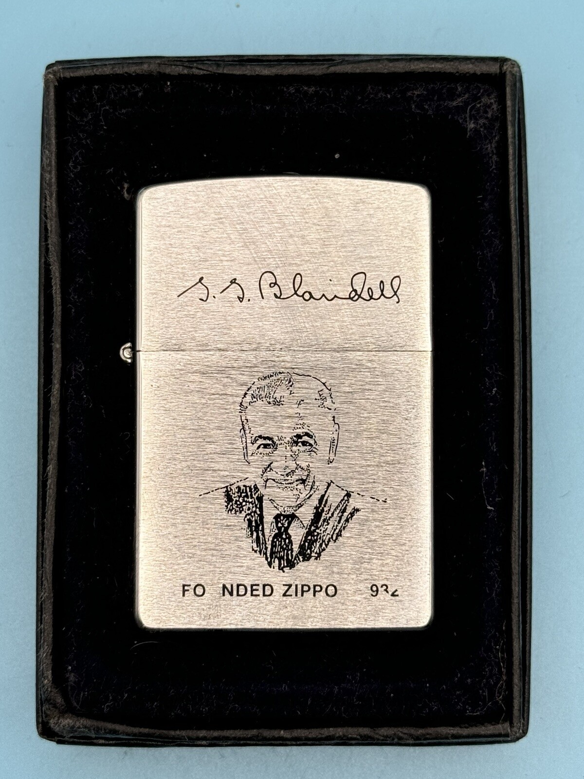 Vintage 2011 George Blaisdell Zippo Founder Zippo Lighter