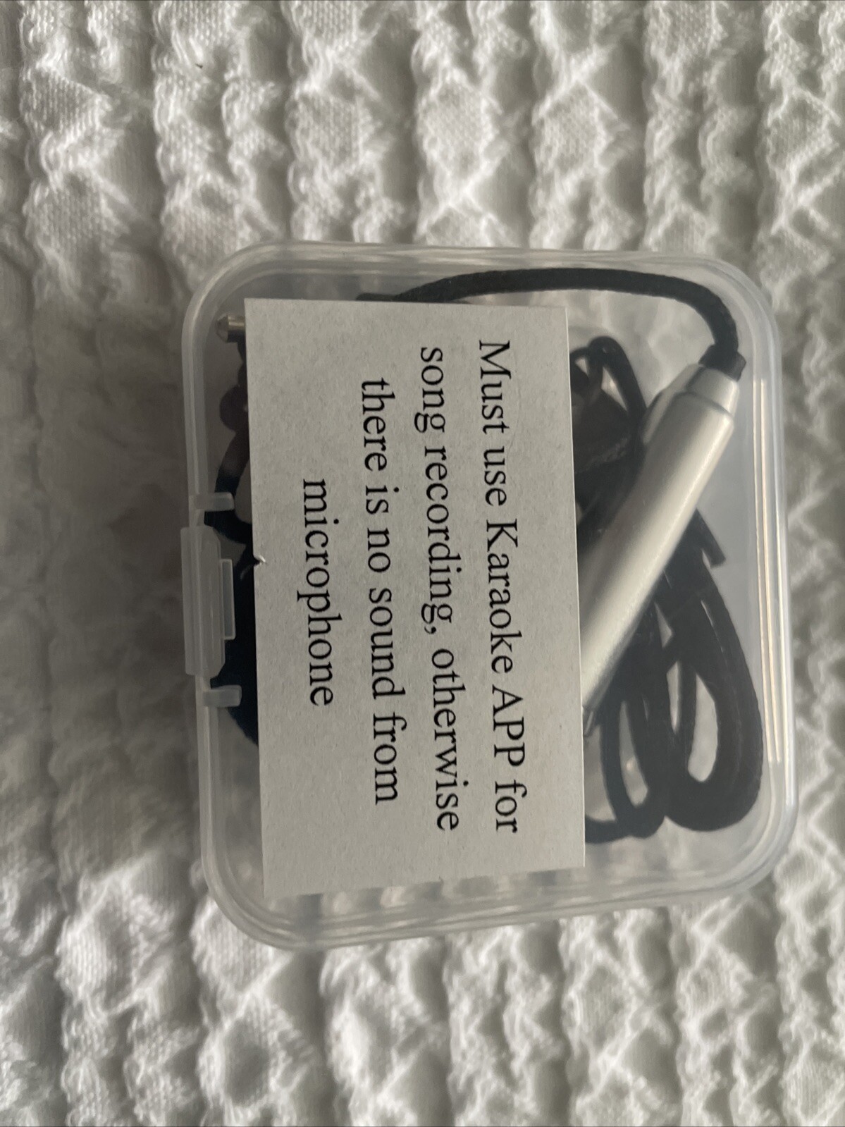 Mini Microphone For Karaoke App