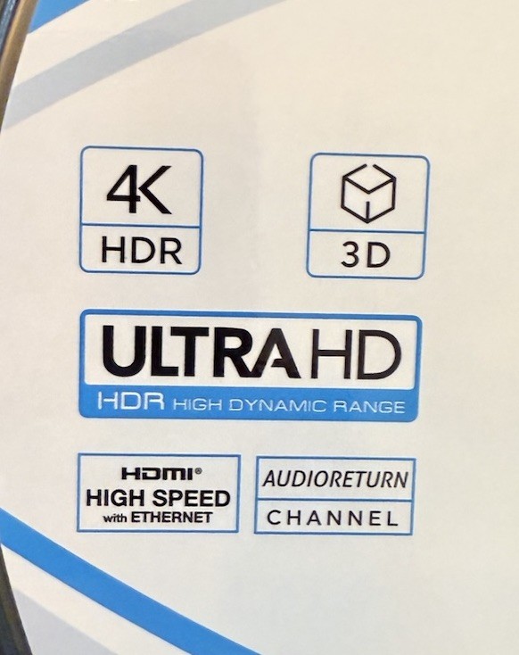 Fiber Optical HDMI Cable Ultra HD with High Speed Ethernet 250ft