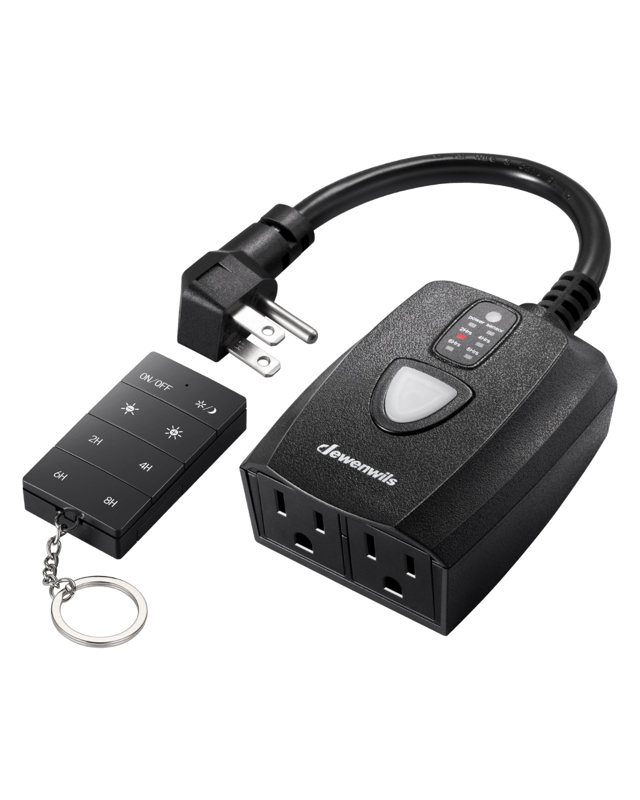 DEWENWILS Outdoor Dimmer with Timer Function Dusk to Dawn Remote Dimmer Switch