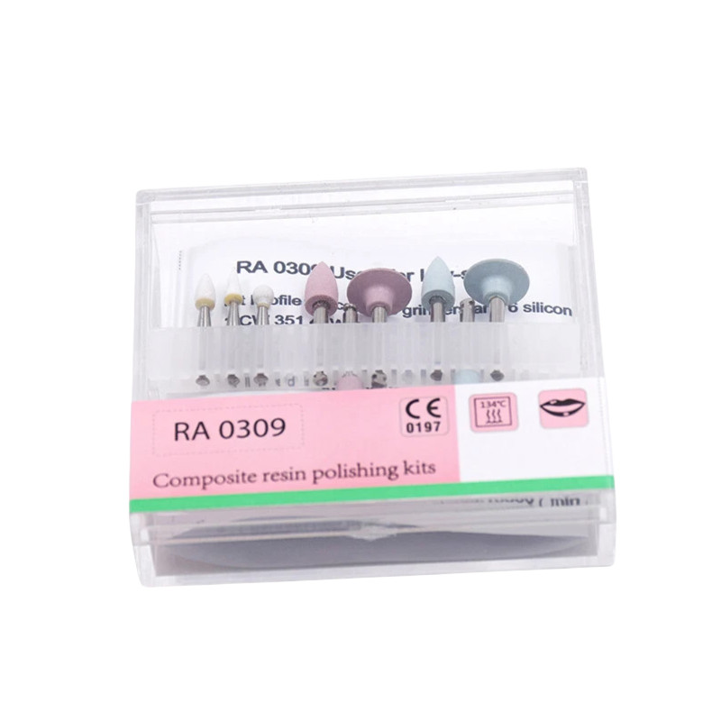 1 X Dental Porcelain Composite Polishing Kit RA 0309 For Low Speed Contra Angle