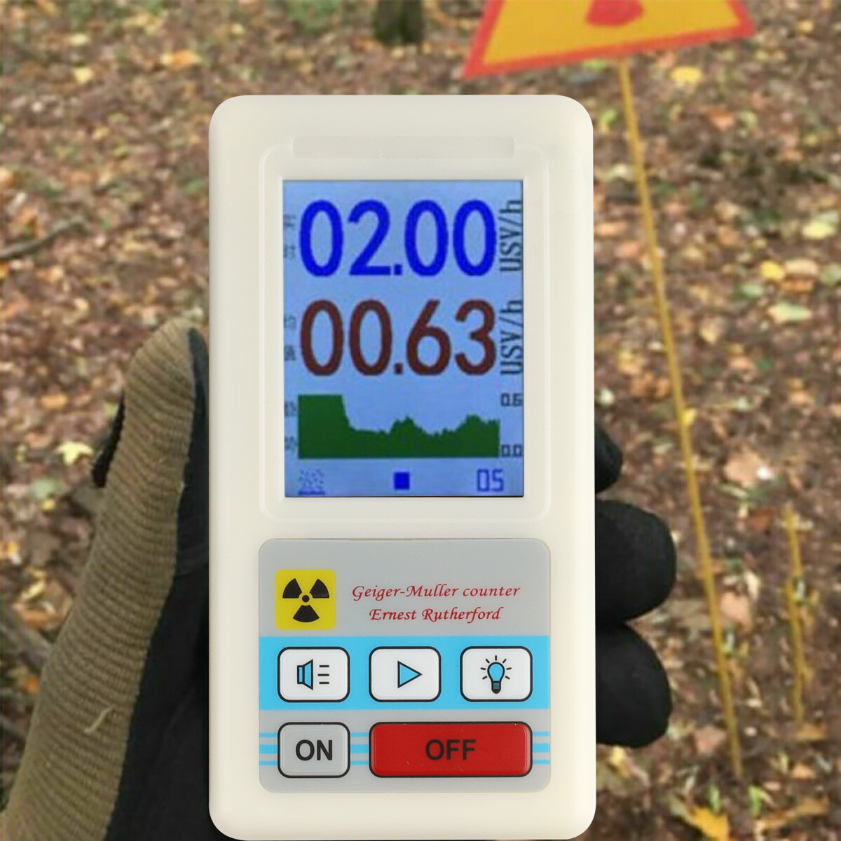 Digital LCD Geiger Counter Nuclear Radiation Detector β γ X-Ray Test Meter Tool!