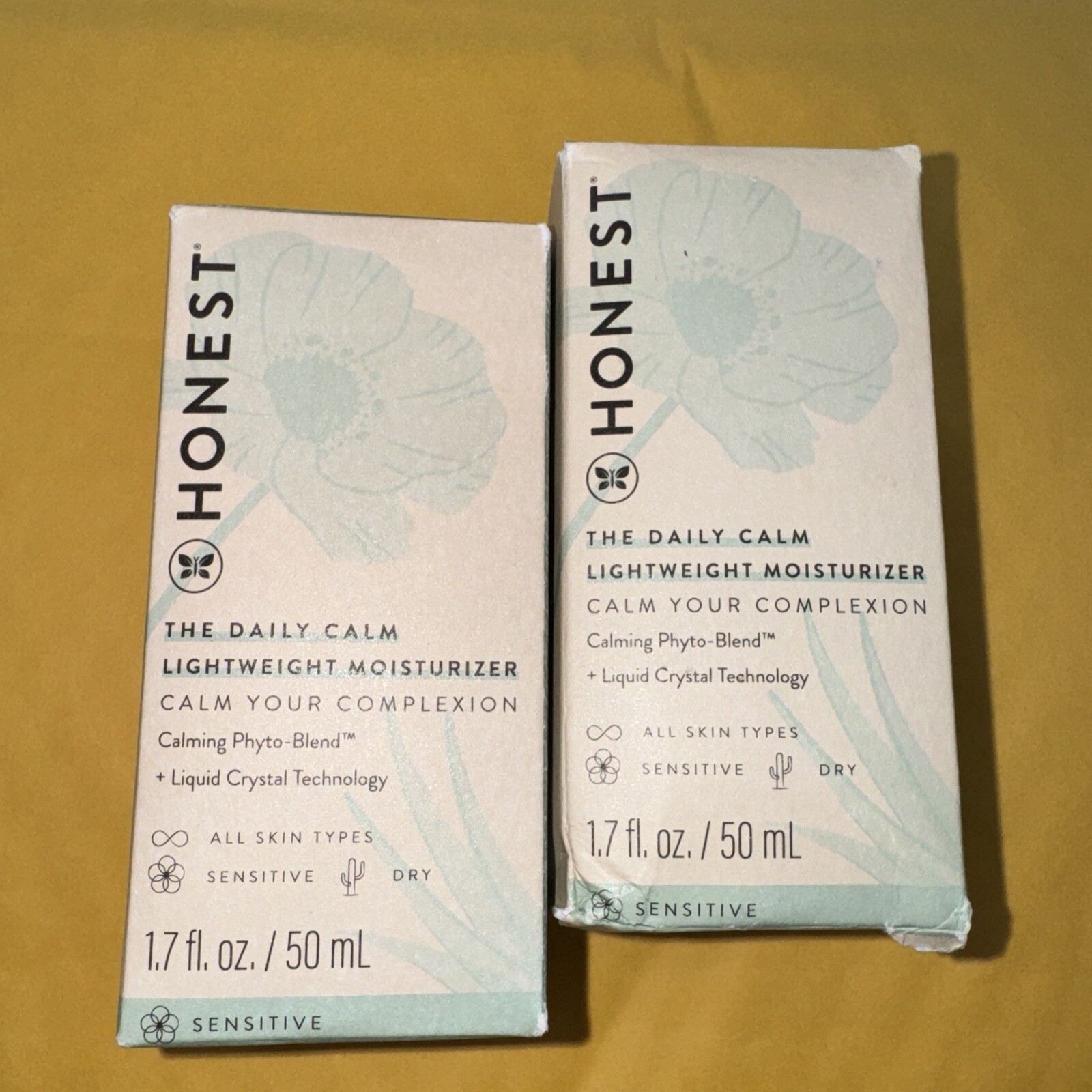 New! 2X! Honest The Daily Calm Lightweight Moisturizer 50ml/1.7oz FREESHIPPING